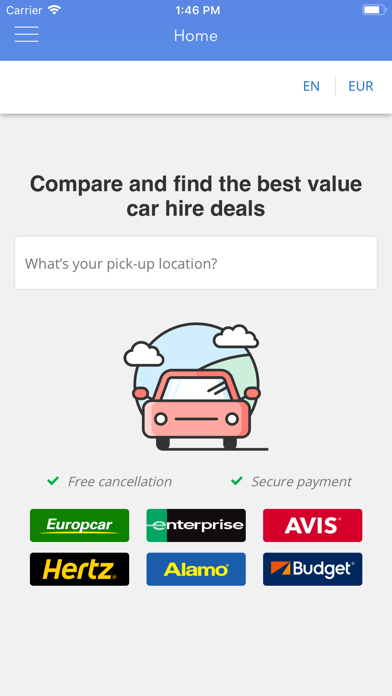 Screenshot #2 pour Rental Cars - Rent a Car