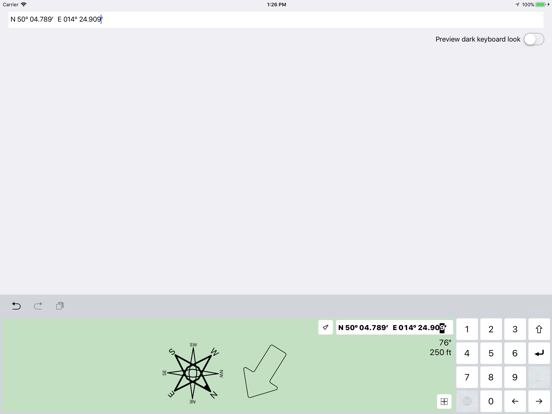 Screenshot #5 pour Coordinates Keyboard