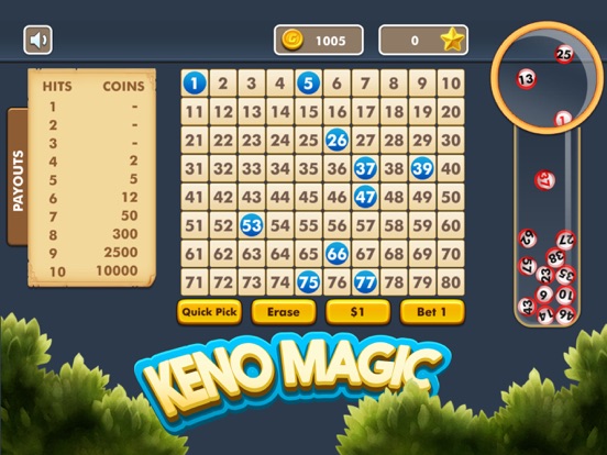 Keno Magic iPad screenshot