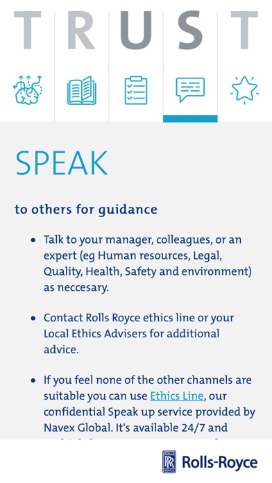 Rolls-Royce Code of Conduct screenshot 3