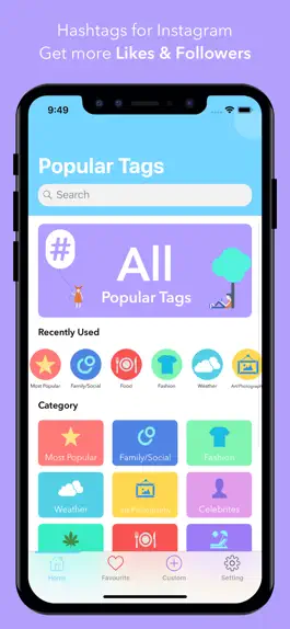 Game screenshot Hashtag - tags for Instagram mod apk