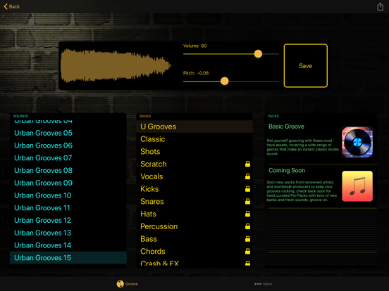 Urban Grooves Lt iPad screenshot 2 - Music app