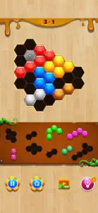 Wood Hexa Block Puzzle screenshot #2 for iPhone