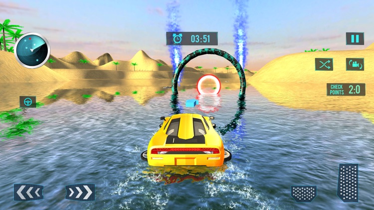 Water Surfing – Car Driving and Beach Surfing 3D