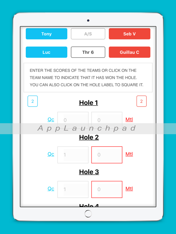 Screenshot #5 pour MatchPlayGolf