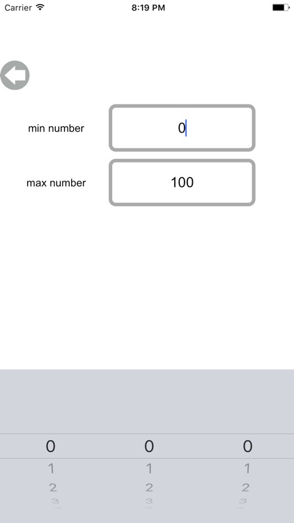 Random Numbers Generator