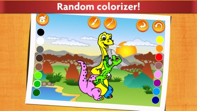 Dinosaurs - Kids Coloring book Screenshot