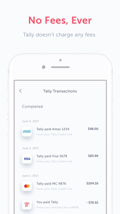 Tally: Credit Card Debt Payoff