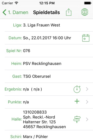 PSV Recklinghausen Handball screenshot 3