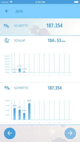 Screenshot von MEDION® Fitness auf dem iPhone 7