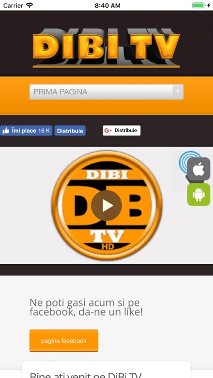 DiBi TV - Televiziune Online