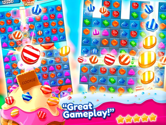 Screenshot #4 pour Muffin Factory Match 3: Move and Connect Cakes