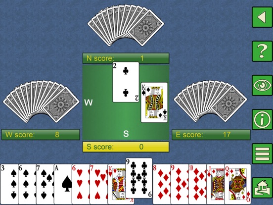 Hearts V+, classic card game iPad app afbeelding 2