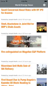 World Energy News screenshot #2 for iPhone