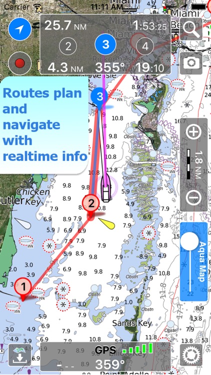 Aqua Map Iowa Lakes GPS HD screenshot-4