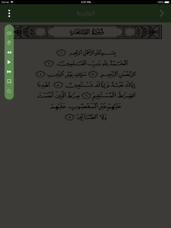 مصحـف المدينة المنورة iPad screenshot 4 - Book app