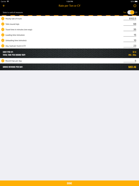 Dump Truck Math iPad screenshot 2 - Utilities app