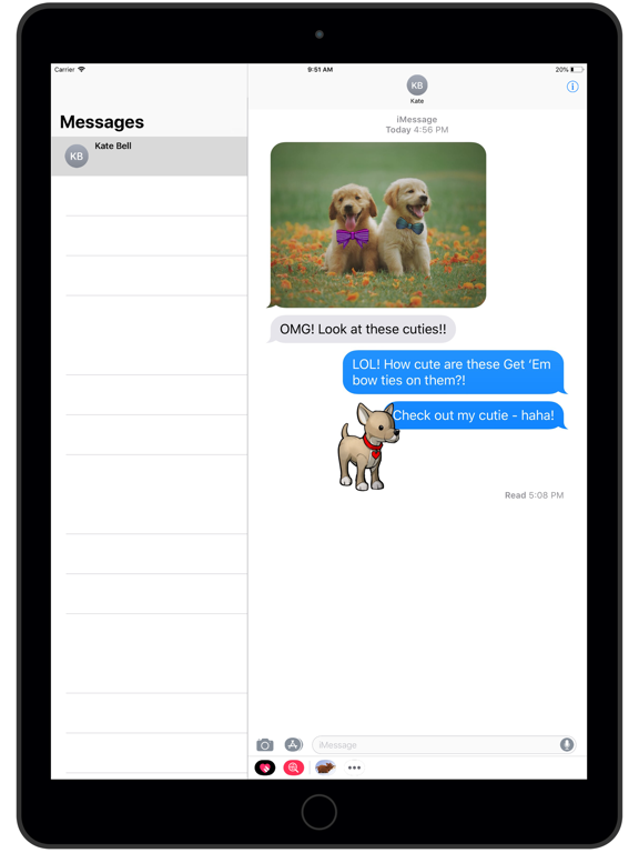 Get 'Em Stickers iPad screenshot 8 - Stickers app