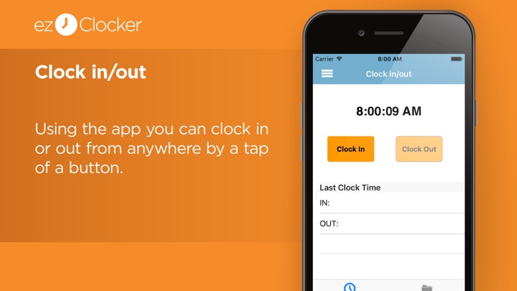 ezClocker Personal Timecard