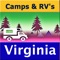 Camping spots & RV's is a simple and easy to use map to find the nearest Campsite or RV Park locations