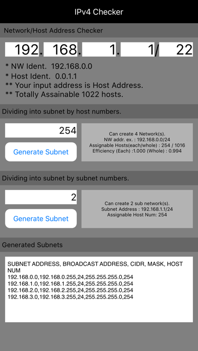 Screenshot #3 pour IPv4 Checker