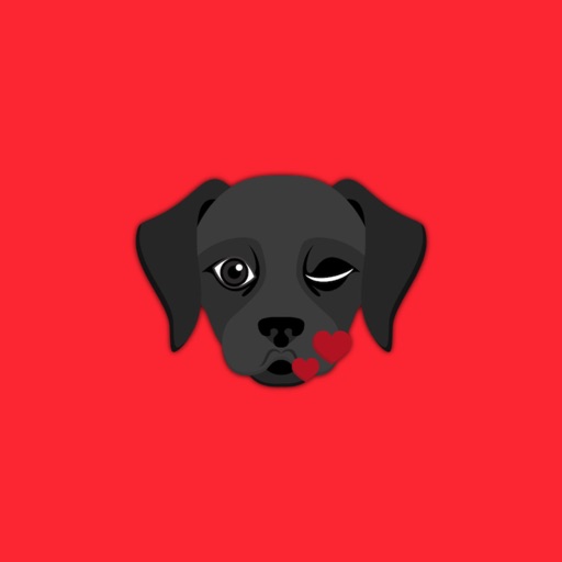 Animated Black Labrador