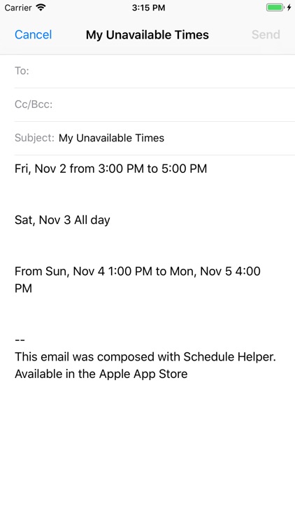 Schedule Helper screenshot-3