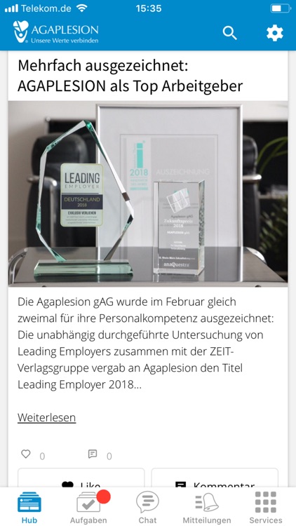 MyAGA: AGAPLESION News App