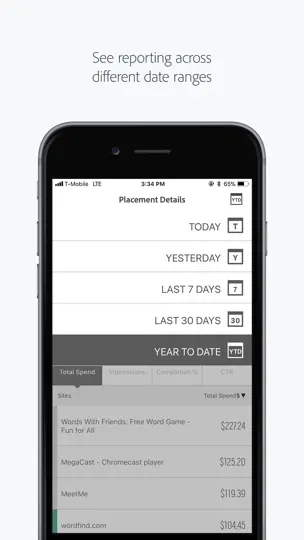 Adobe Advertising Cloud iPhone Screenshot 2