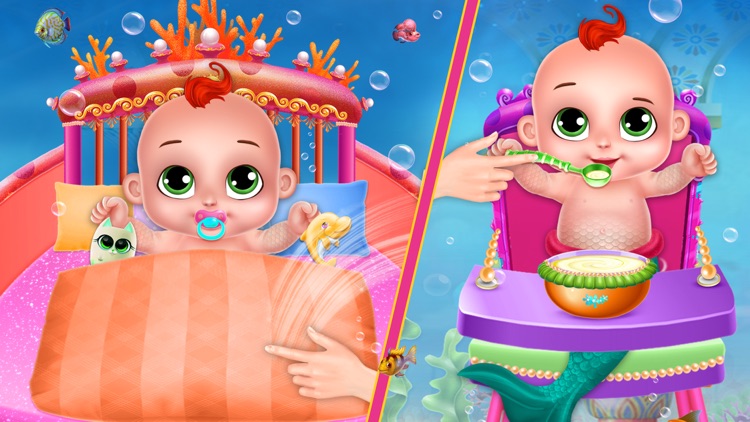 Little Mermaid Cute Baby Care