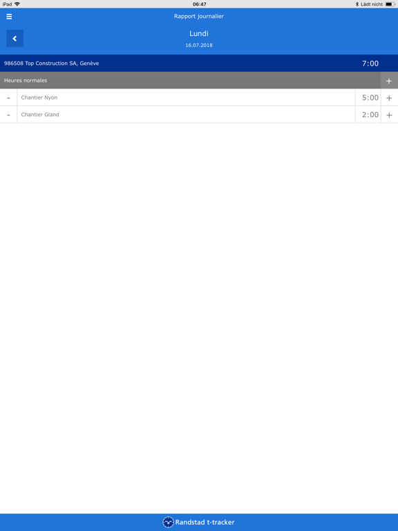 Screenshot #6 pour Randstad t-tracker