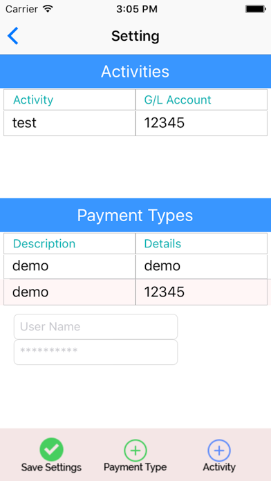 App screenshot