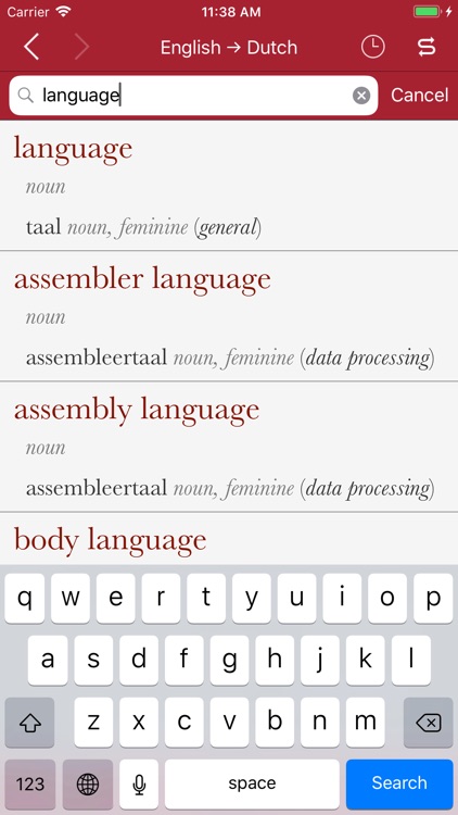 Accio: Dutch-English