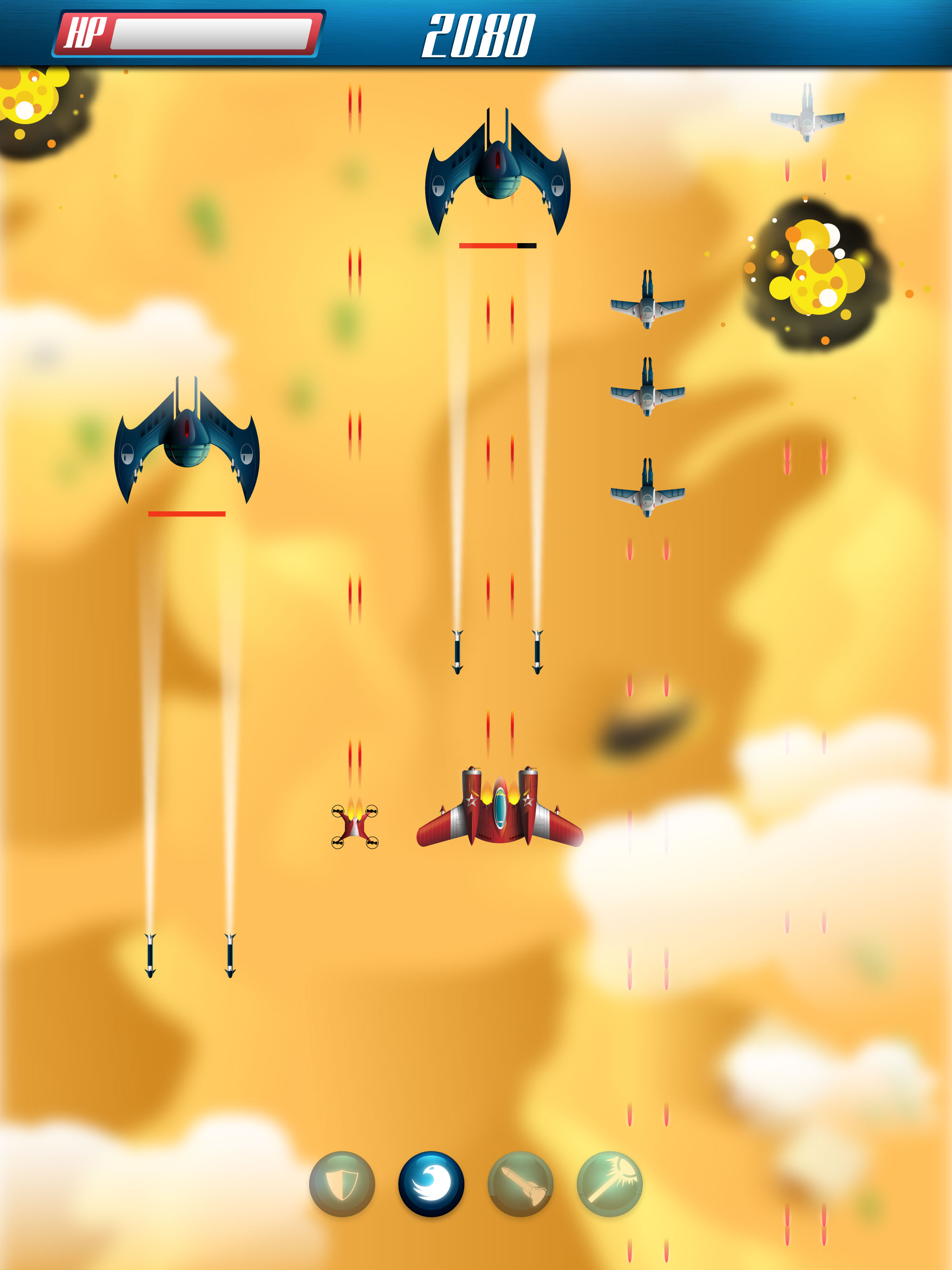 TapSquadron - Red Falcon screenshot 7