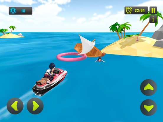 Kids Jetski Power Boat iPad screenshot