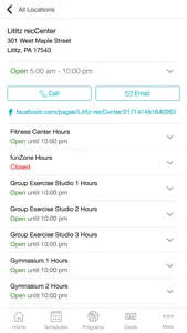 Lititz recCenter screenshot #1 for iPhone