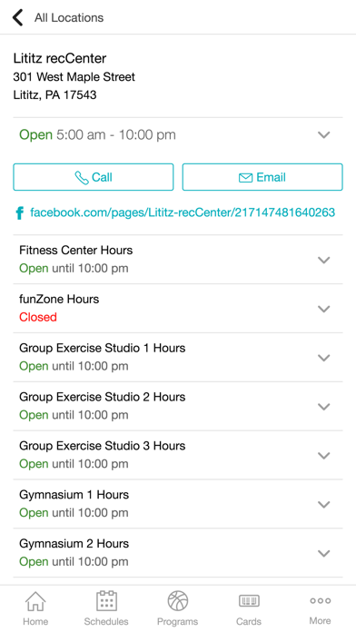 Screenshot #1 pour Lititz recCenter