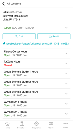 Lititz recCenter screenshot 1