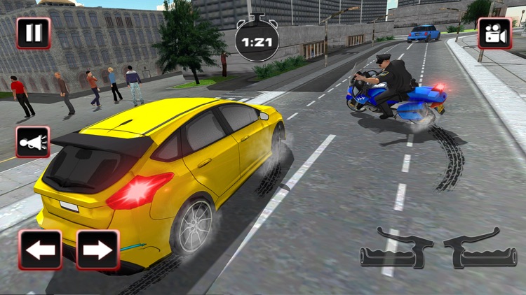 Traffic Cop Motorbike Rider 3D screenshot-4