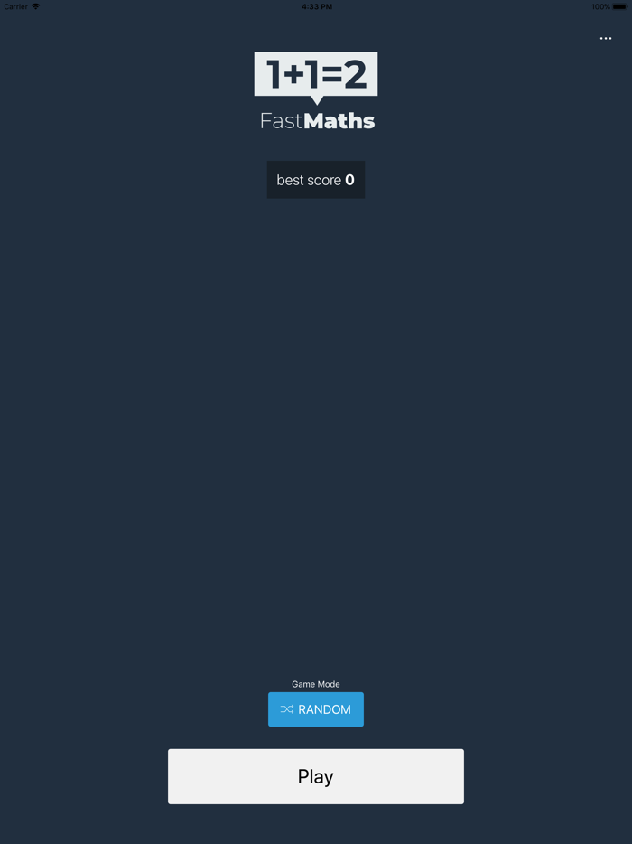 Fast Maths - Math Game