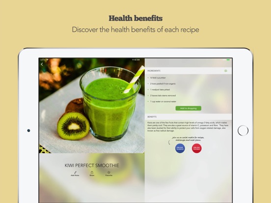 Green Smoothies by Young & Raw iPad app afbeelding 5