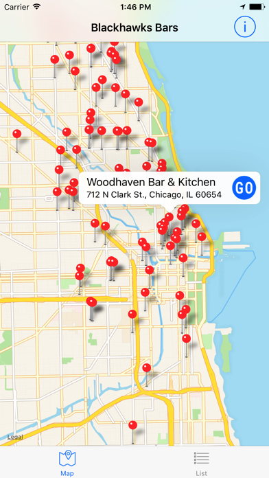 How to cancel & delete Blackhawks Bars Official List from iphone & ipad 2