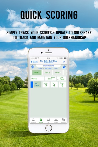 Golfshake - golf score tracker, golf handicap calculator and golf stat analysis for individual golfers and multiple players Sports