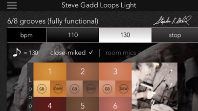 Screenshot #2 pour Steve Gadd Loops Light