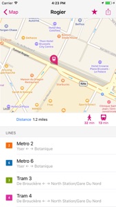 Brussels Rail Map Lite screenshot #2 for iPhone