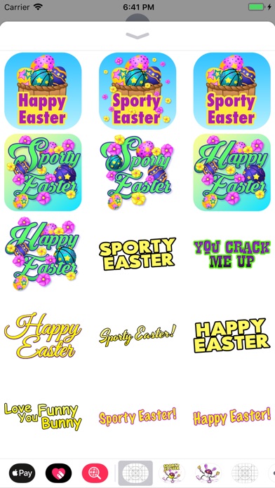 Easter Basketball Stickers screenshot 3