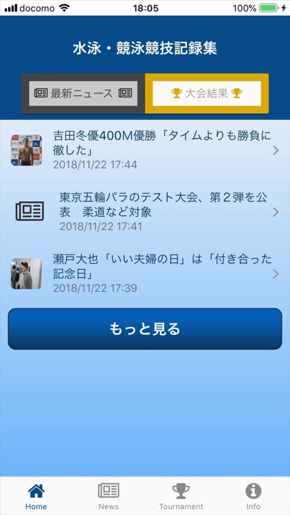 水泳・競泳競技記録集