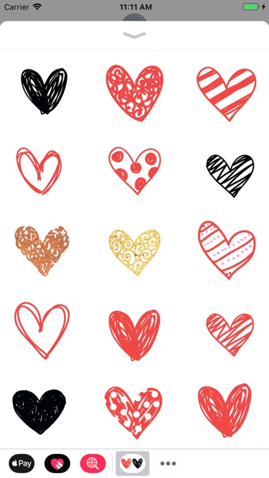 Heart & Love - stickers emojis screenshot 2
