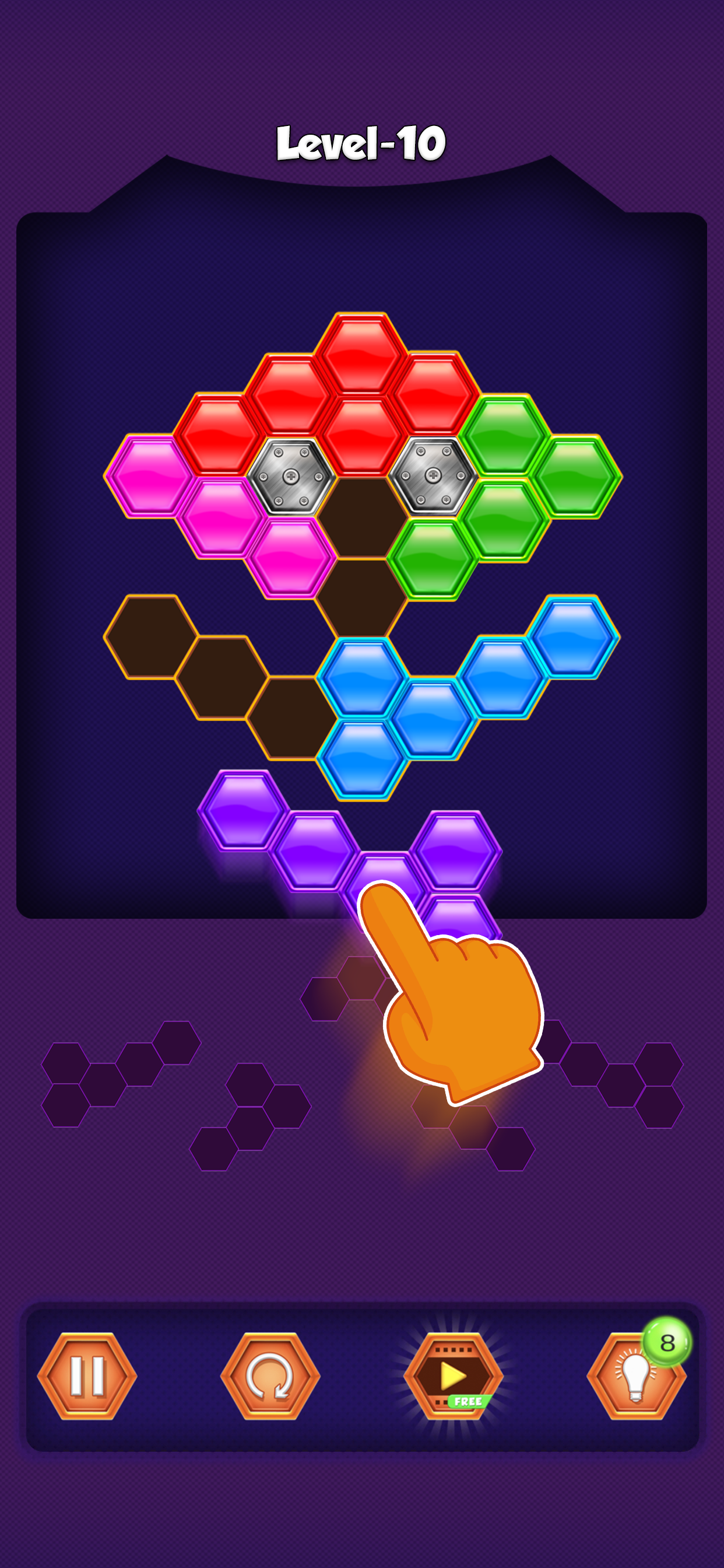 Hexa Blocks Match Puzzle