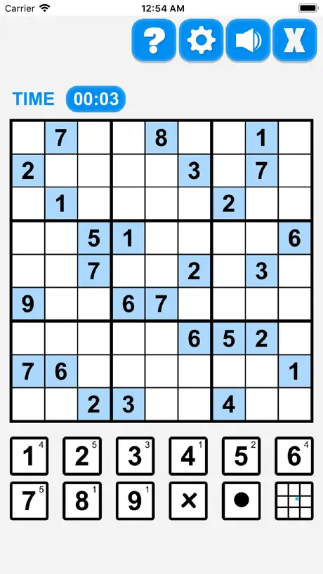 Sudoku  -  Puzzle Number Game